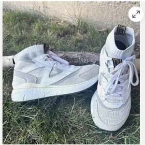 Roberta Cavalli Sport Chunky Knit Sneakers Womens Sz 9 / 40 White Luxury
